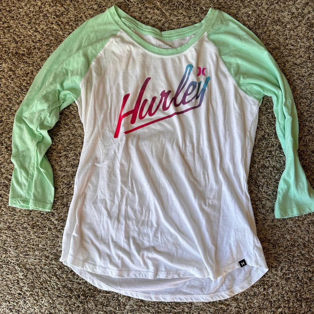 Hurley 3/4 Sleeve Blouse